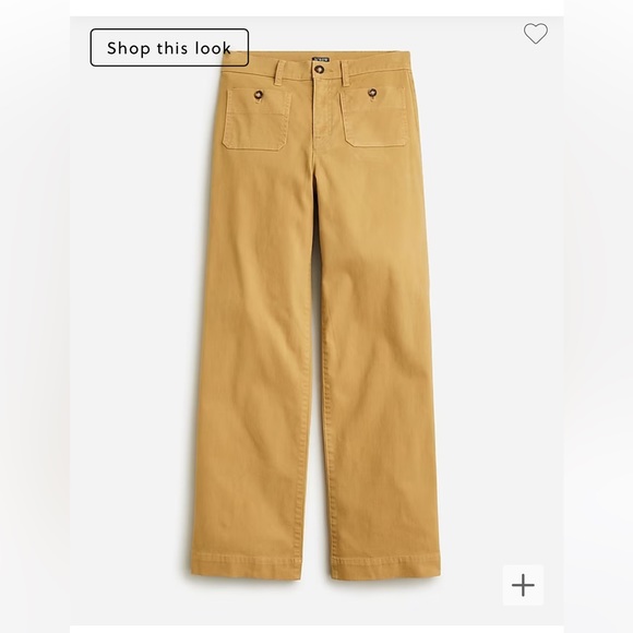 JCrew Sailor Slim Wide-Leg Chino Pants - Picture 3 of 7